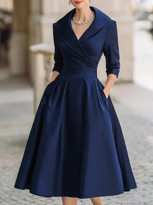 Maria – Elegante Midi Jurk