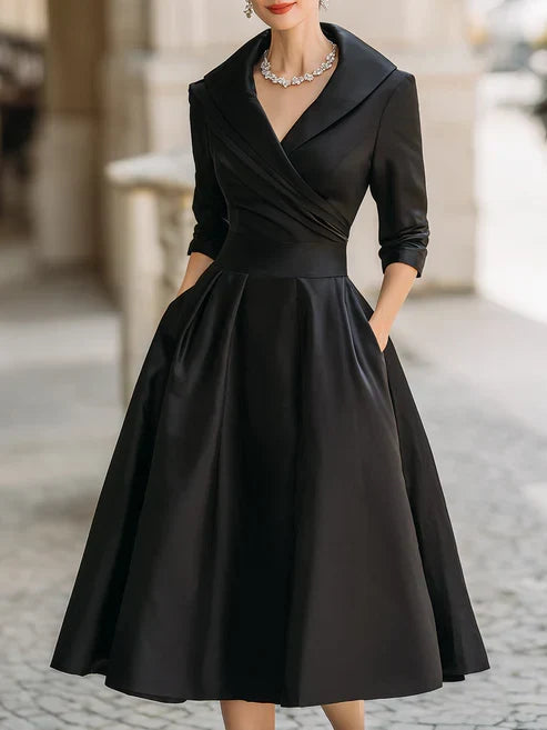 Maria – Elegante Midi Jurk