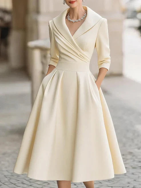 Maria – Elegante Midi Jurk