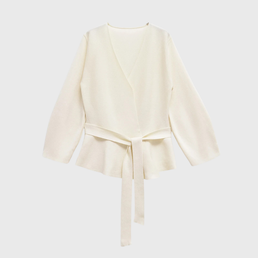 Vrouwen Geknoopt Vest | Stijlvol Vest met Strikdetail in Trendy Seizoenskleuren