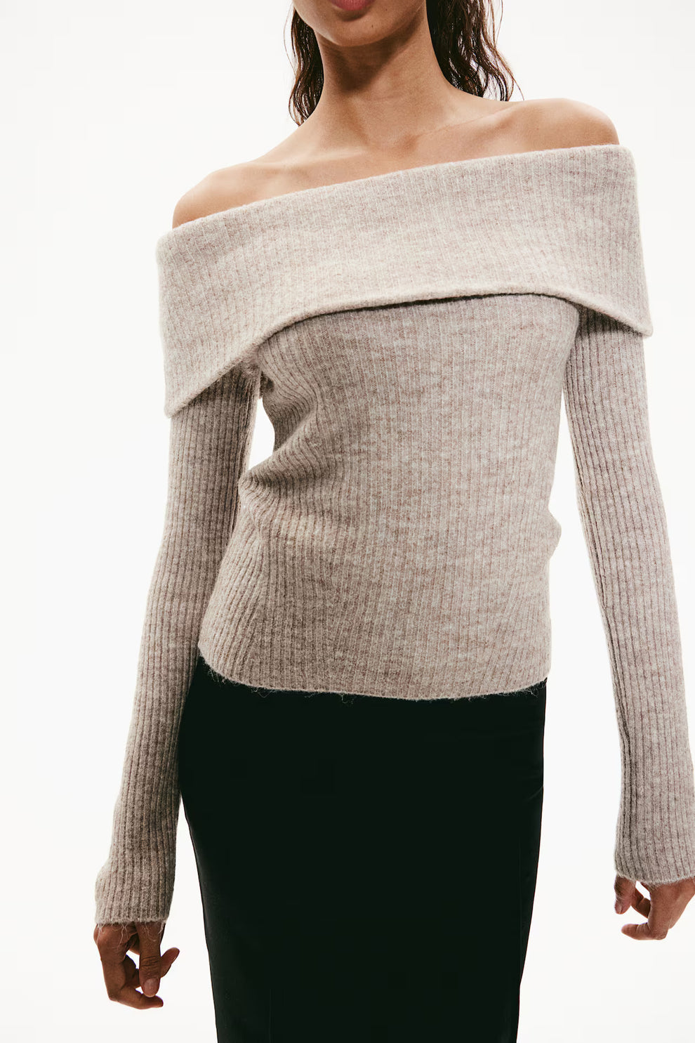 Marjorie | Off-Shoulder Trui