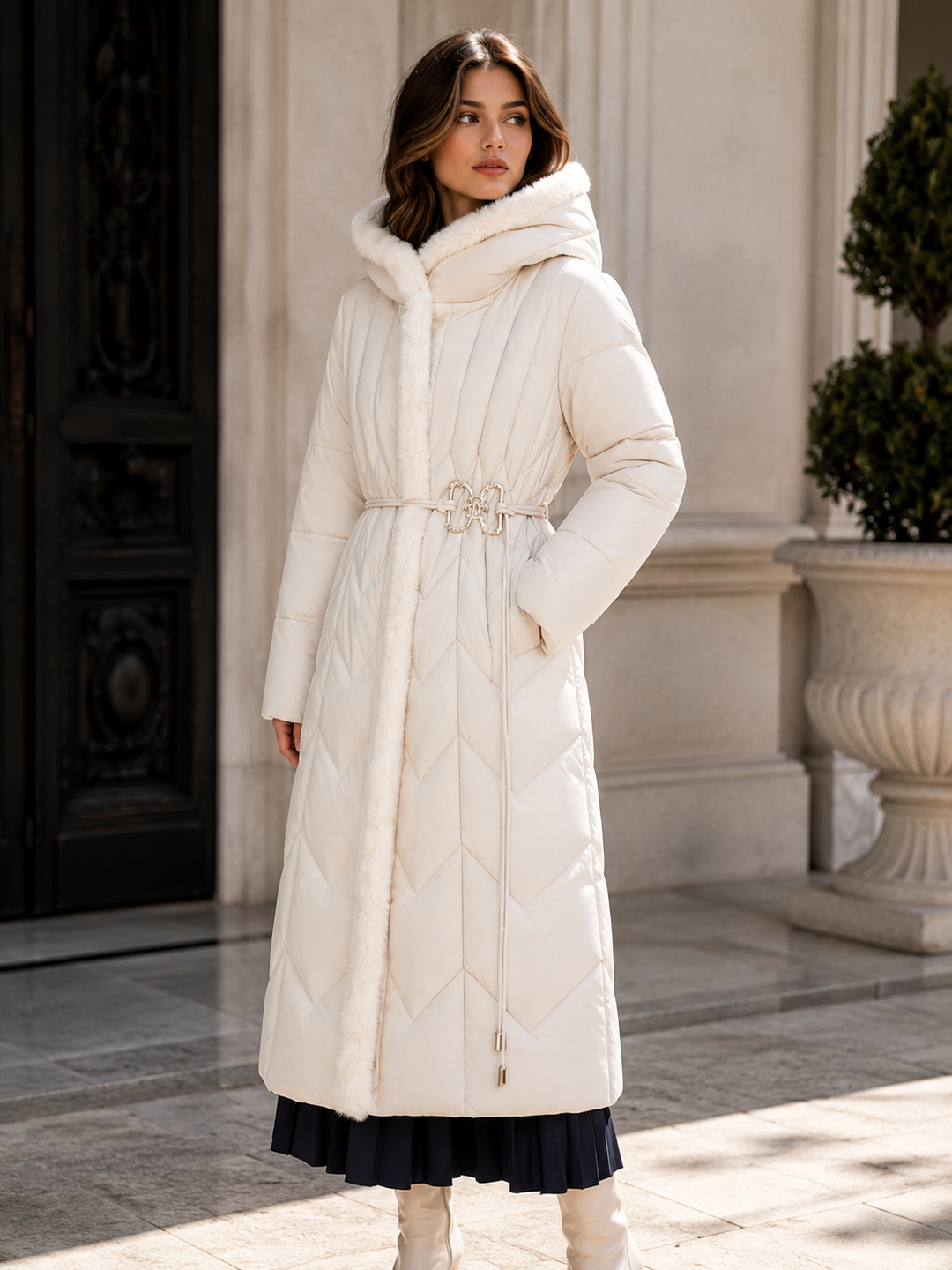 Lotte Gequilt Mantel
